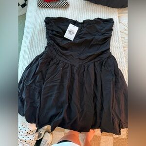 Princess Polly Black Strapless Mini Dress